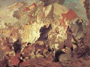 The Siege of Pskov by the troops of stephen batory,King of Poland